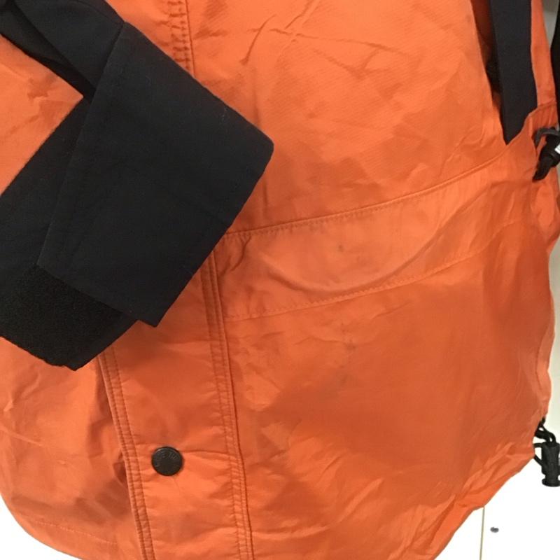 ザノースフェイス THE NORTH FACE ジャケット、上着 ジャンパー、ブルゾン np-2190 マウンテンジャケット ジップアップジャケット アウター 90s L ロゴ、文字 黒 / ブラック / X 橙 / オレンジ /  メンズ USED 古着 中古 10125621