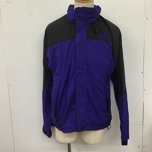 ザノースフェイス THE NORTH FACE ジャケット、上着 ジャケット、ブレザー ジップアップジャケット ナイロンジャケット アウター 90s 00s L ロゴ、文字 青 / ブルー / X 黒 / ブラック /  メンズ USED 古着 中古 10125624