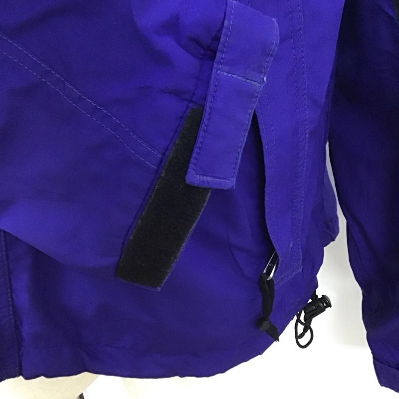 ザノースフェイス THE NORTH FACE ジャケット、上着 ジャケット、ブレザー ジップアップジャケット ナイロンジャケット アウター 90s 00s L ロゴ、文字 青 / ブルー / X 黒 / ブラック /  メンズ USED 古着 中古 10125624