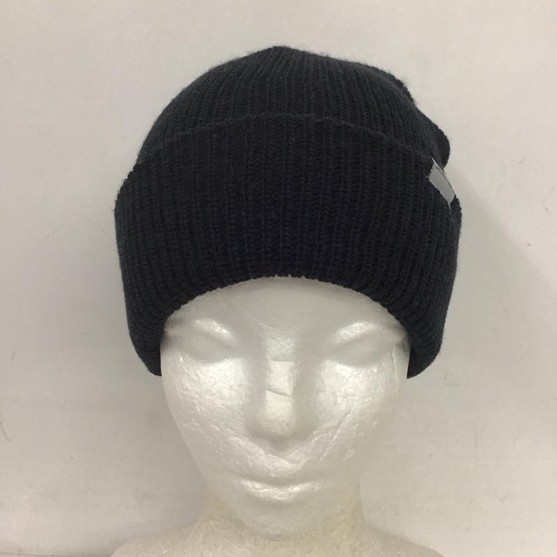 カーハートダブリューアイピー Carhartt WIP 帽子 ニット帽 ビーニー ロゴ、文字 紺 / ネイビー /  メンズ USED 古着 中古 10125644