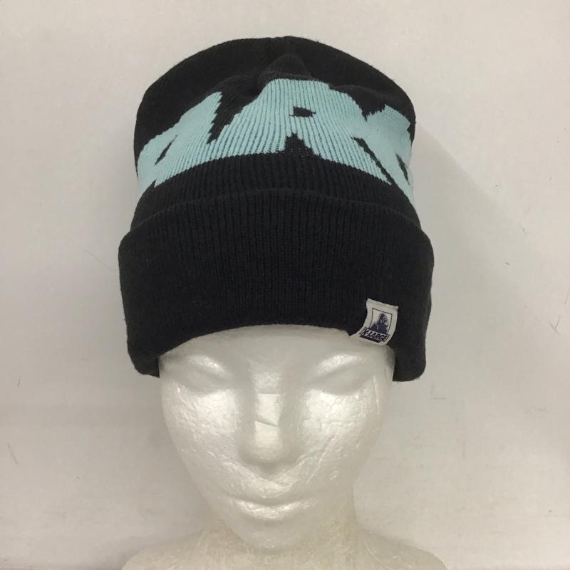 エクストララージ XLARGE 帽子 ニット帽 0144035 ビーニー ロゴ、文字 黒 / ブラック / X 水色 / ライトブルー /  メンズ USED 古着 中古 10125646