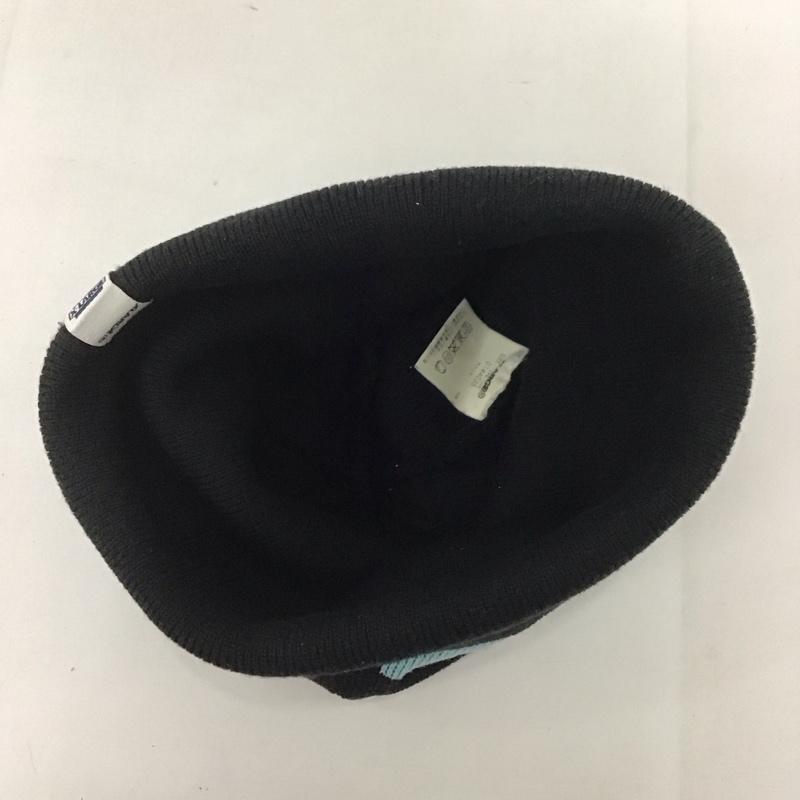 エクストララージ XLARGE 帽子 ニット帽 0144035 ビーニー ロゴ、文字 黒 / ブラック / X 水色 / ライトブルー /  メンズ USED 古着 中古 10125646