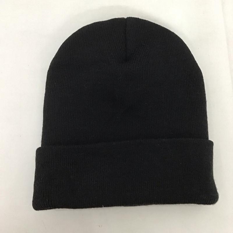 カーハート Carhartt 帽子 ニット帽 I030884 スクリプト ビーニー ロゴ、文字 黒 / ブラック /  メンズ USED 古着 中古 10125648
