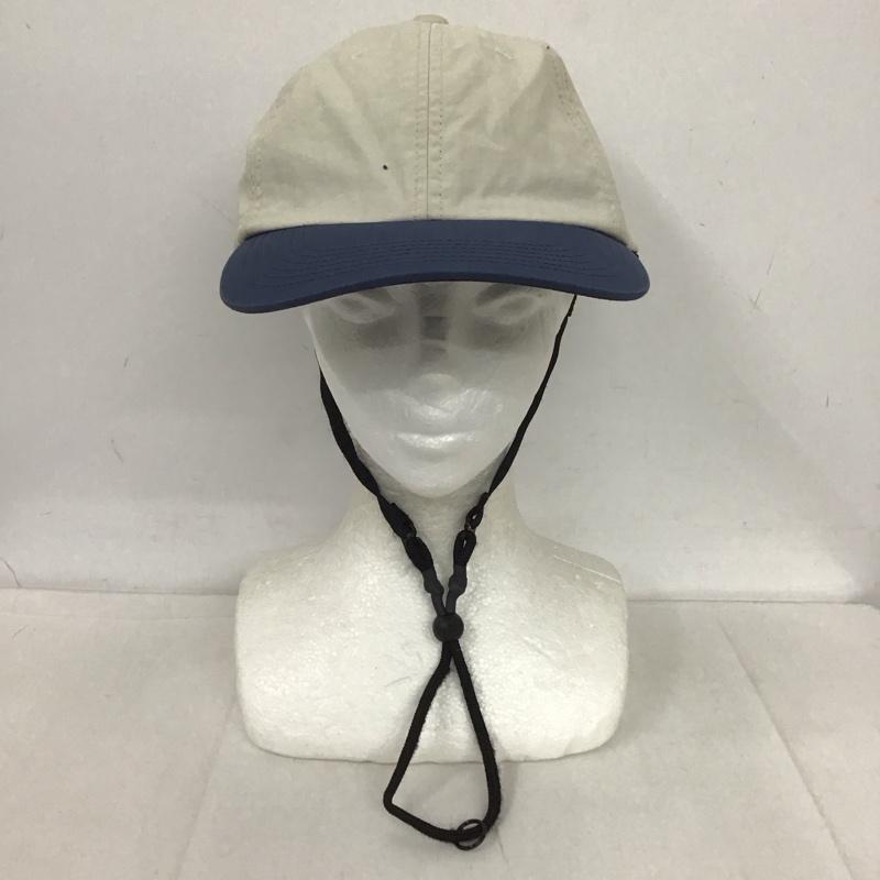 ダイワ DAIWA 帽子 キャップ BC-34022 Tech 6panel Cap FREE 無地 紺 / ネイビー / X アイボリー / アイボリー /  メンズ USED 古着 中古 10125651