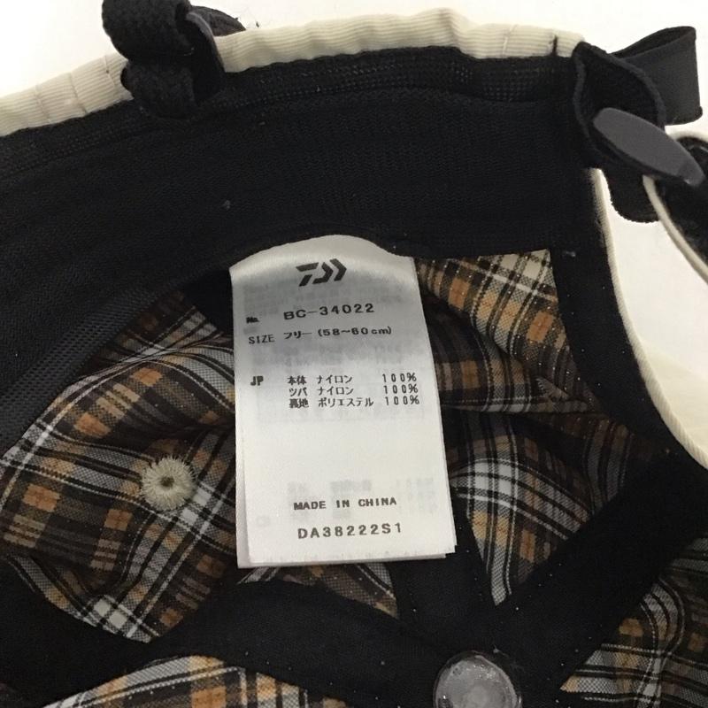 ダイワ DAIWA 帽子 キャップ BC-34022 Tech 6panel Cap FREE 無地 紺 / ネイビー / X アイボリー / アイボリー /  メンズ USED 古着 中古 10125651