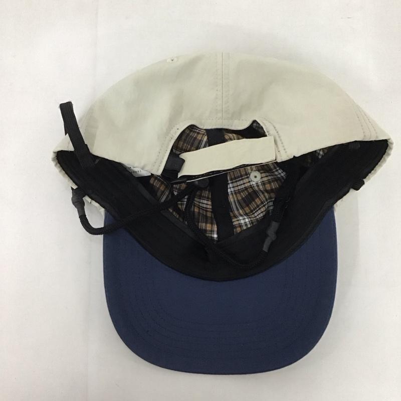 ダイワ DAIWA 帽子 キャップ BC-34022 Tech 6panel Cap FREE 無地 紺 / ネイビー / X アイボリー / アイボリー /  メンズ USED 古着 中古 10125651