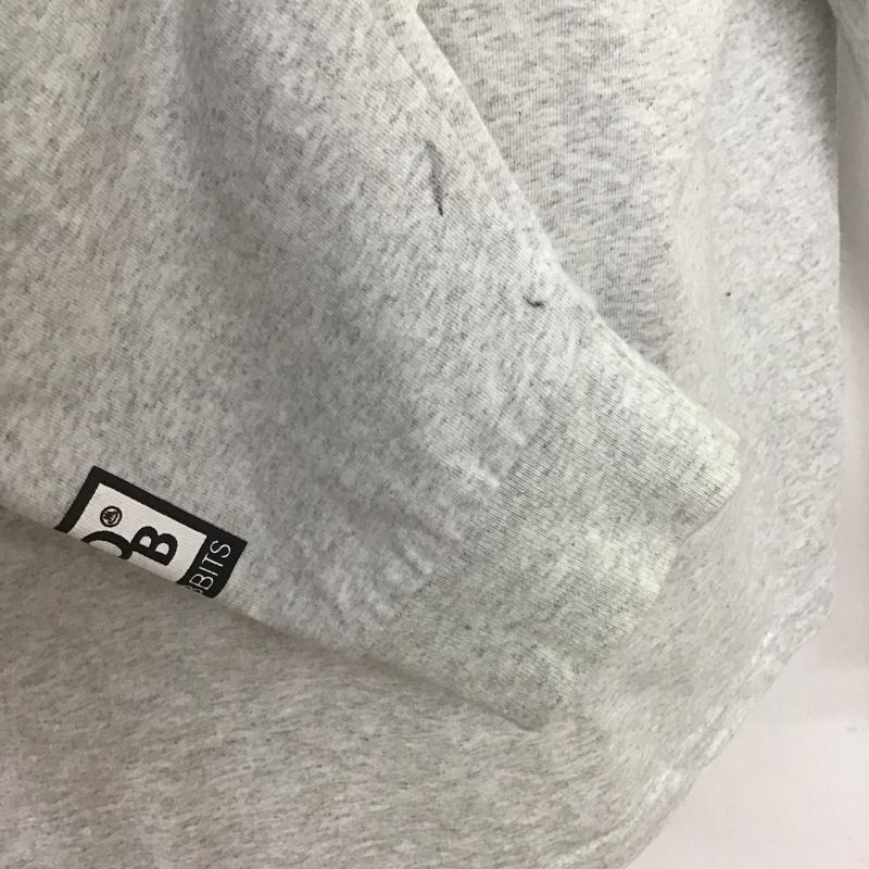 エフアールツー FR2 カットソー 長袖 長袖カットソー プリントカットソー クルーネック L ロゴ、文字 灰 / グレー /  メンズ USED 古着 中古 10125654