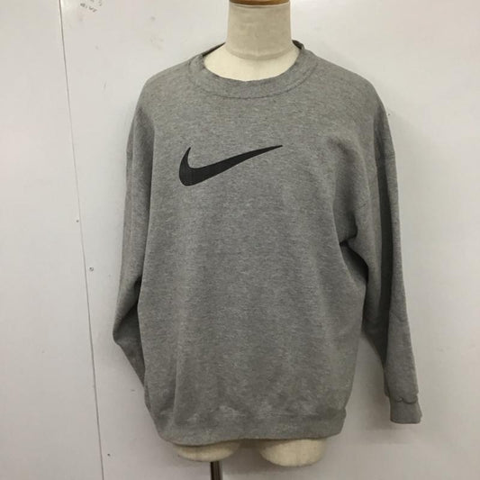 ナイキ NIKE トレーナー 長袖 長袖 XL ロゴ、文字 灰 / グレー /  メンズ USED 古着 中古 10125655