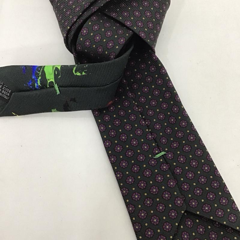 ガガ ミラノ GaGa MILANO ネクタイ ネクタイ シルク 総柄 マルチカラー / マルチカラー /  メンズ USED 古着 中古 10125657