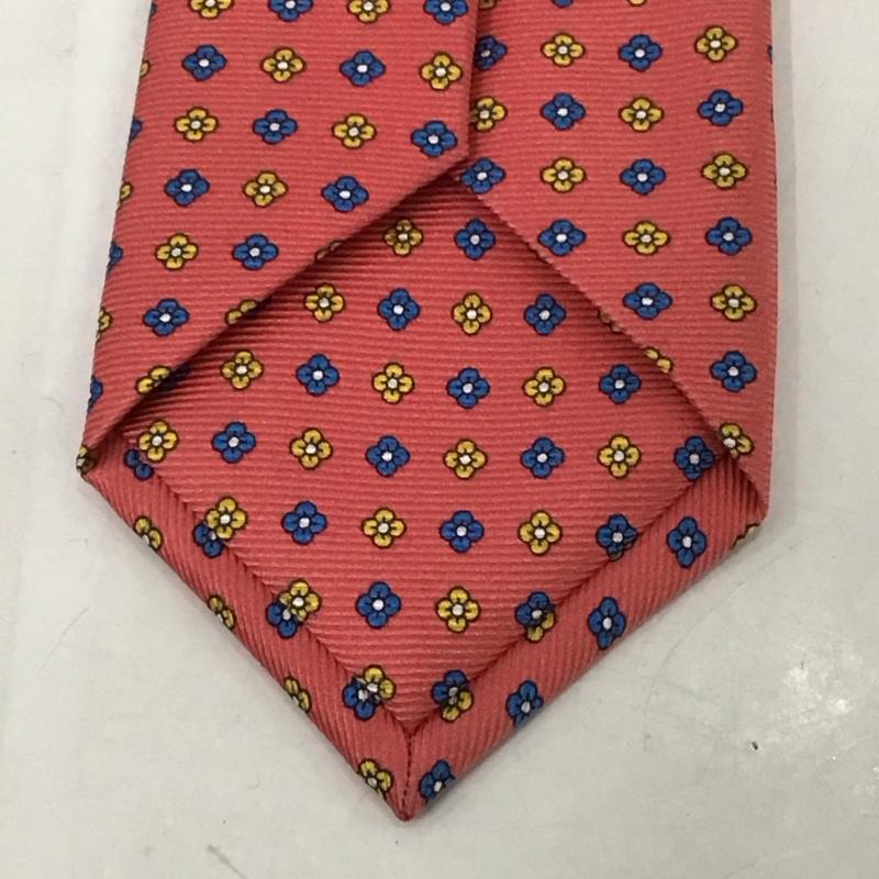 ガガ ミラノ GaGa MILANO ネクタイ ネクタイ シルク 総柄 桃 / ピンク /  メンズ USED 古着 中古 10125659