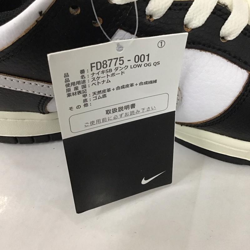 ナイキ NIKE スニーカー スニーカー FD8775 SB DUNK LOW OG QS HUF 27.5cm 箱有 27.5cm ロゴ、文字 黒 / ブラック / X 白 / ホワイト /  メンズ USED 古着 中古 10125668
