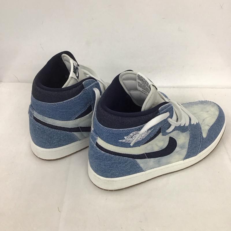 ナイキ NIKE スニーカー スニーカー FQ2947-100 AIR JORDAN 1 RETRO HIGH OG DENIM 27.5cm 箱有 27.5cm ロゴ、文字 インディゴ / インディゴ / X 白 / ホワイト /  メンズ USED 古着 中古 10125669