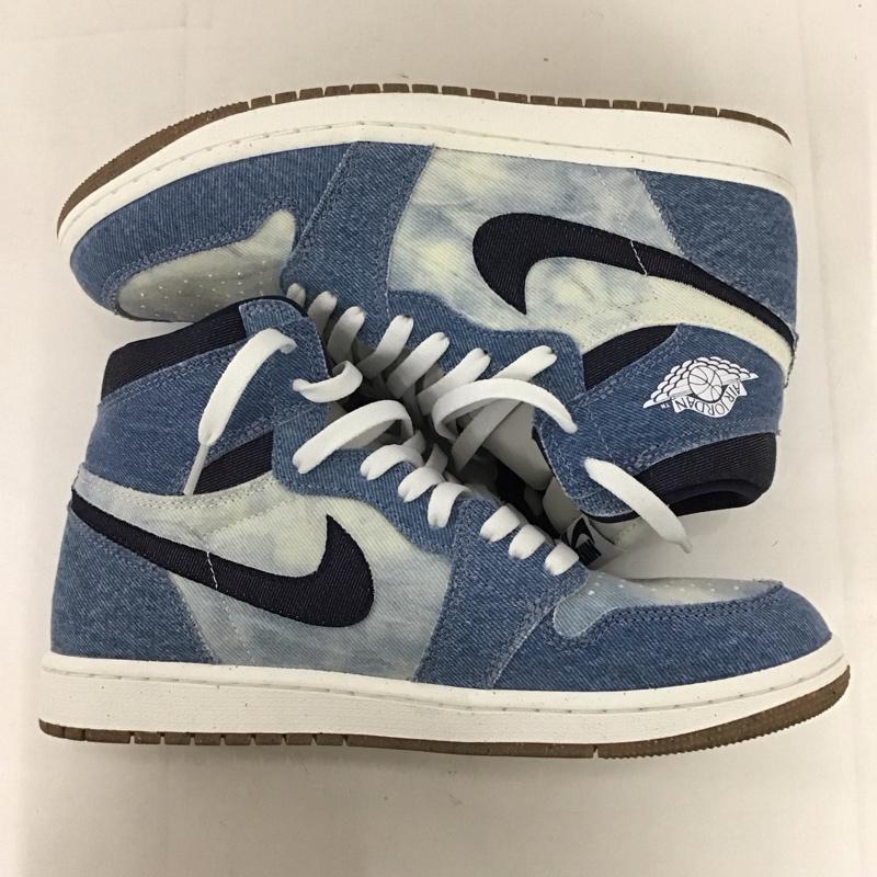 ナイキ NIKE スニーカー スニーカー FQ2947-100 AIR JORDAN 1 RETRO HIGH OG DENIM 27.5cm 箱有 27.5cm ロゴ、文字 インディゴ / インディゴ / X 白 / ホワイト /  メンズ USED 古着 中古 10125669