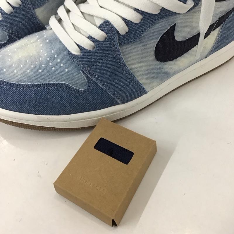 ナイキ NIKE スニーカー スニーカー FQ2947-100 AIR JORDAN 1 RETRO HIGH OG DENIM 27.5cm 箱有 27.5cm ロゴ、文字 インディゴ / インディゴ / X 白 / ホワイト /  メンズ USED 古着 中古 10125669