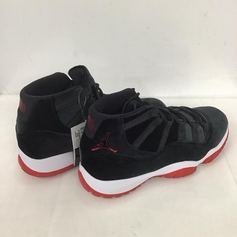 ナイキ NIKE スニーカー スニーカー DB5457-061 Bred Velvet WMNS AIR JORDAN 11 RETRO 28cm 箱有 28.0cm ワンポイント 黒 / ブラック / X 白 / ホワイト / X 赤 / レッド /  メンズ USED 古着 中古 10125671