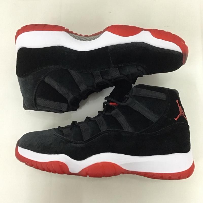 ナイキ NIKE スニーカー スニーカー DB5457-061 Bred Velvet WMNS AIR JORDAN 11 RETRO 28cm 箱有 28.0cm ワンポイント 黒 / ブラック / X 白 / ホワイト / X 赤 / レッド /  メンズ USED 古着 中古 10125671