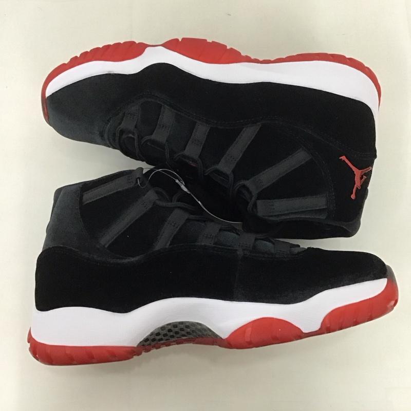 ナイキ NIKE スニーカー スニーカー DB5457-061 Bred Velvet WMNS AIR JORDAN 11 RETRO 28cm 箱有 28.0cm ワンポイント 黒 / ブラック / X 白 / ホワイト / X 赤 / レッド /  メンズ USED 古着 中古 10125671