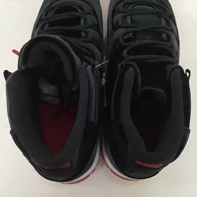 ナイキ NIKE スニーカー スニーカー DB5457-061 Bred Velvet WMNS AIR JORDAN 11 RETRO 28cm 箱有 28.0cm ワンポイント 黒 / ブラック / X 白 / ホワイト / X 赤 / レッド /  メンズ USED 古着 中古 10125671