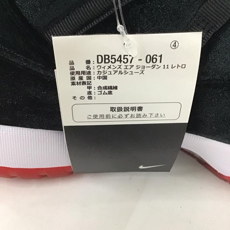ナイキ NIKE スニーカー スニーカー DB5457-061 Bred Velvet WMNS AIR JORDAN 11 RETRO 28cm 箱有 28.0cm ワンポイント 黒 / ブラック / X 白 / ホワイト / X 赤 / レッド /  メンズ USED 古着 中古 10125671