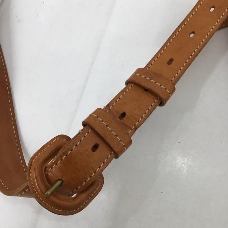 ゲンテン genten ショルダーバッグ ショルダーバッグ マルチカットワーク レザー  茶 / ブラウン /  レディース USED 古着 中古 10125674
