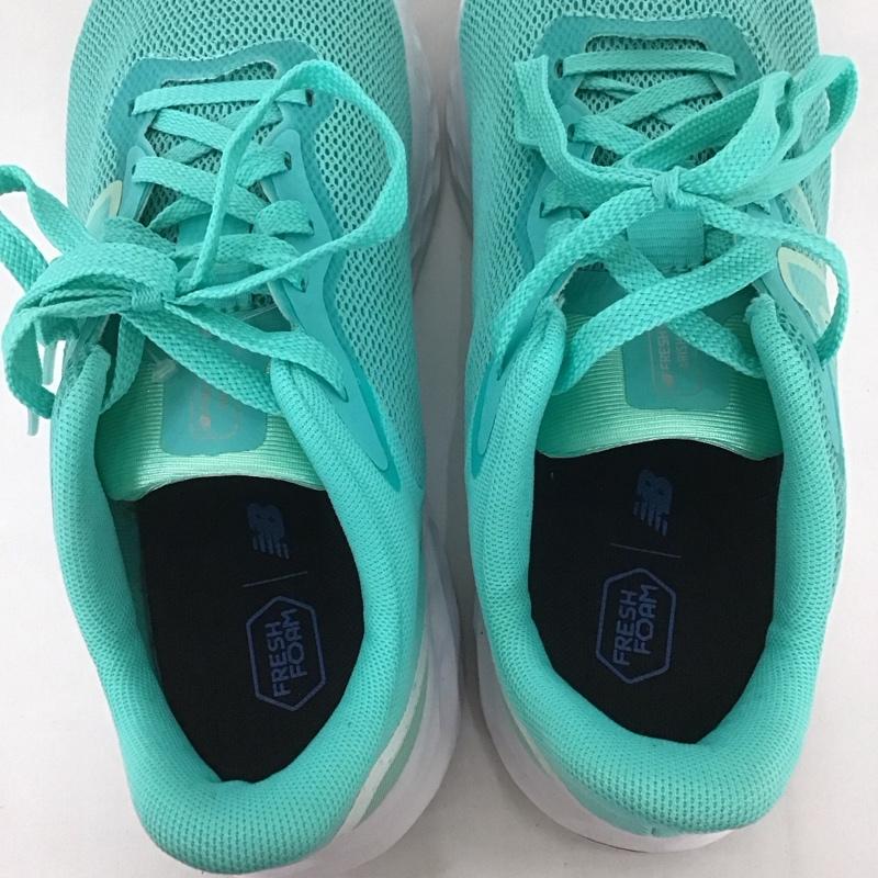 ニューバランス New Balance スニーカー スニーカー WARISLT4 ランニングシューズ 23.5cm 23.5cm ロゴ、文字 薄緑 / ライトグリーン /  レディース USED 古着 中古 10125676