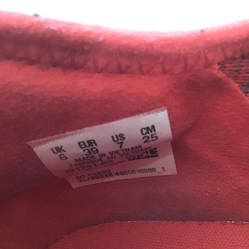 プーマ PUMA スニーカー スニーカー 191731-03 SOFT FORM イグナイト コンテンダー ニット 25cm 25.0cm ロゴ、文字 赤 / レッド / X 黒 / ブラック /  メンズ USED 古着 中古 10125679