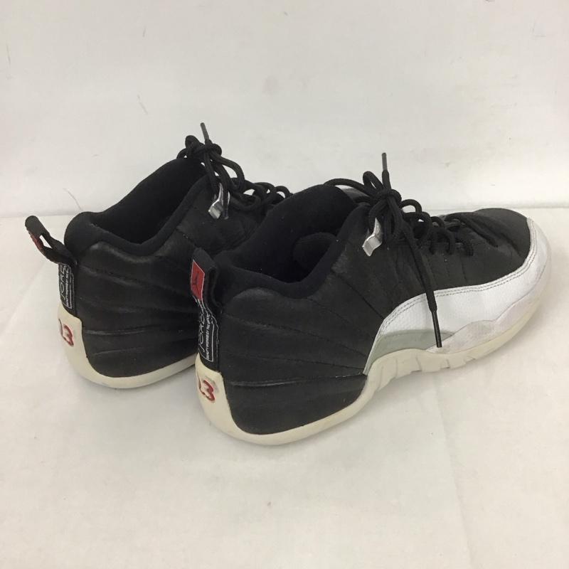 ナイキ NIKE スニーカー スニーカー 308305-004 AIR JORDAN 12 RETO LOW 24.5cm 24.5cm ロゴ、文字 黒 / ブラック / X 白 / ホワイト /  メンズ USED 古着 中古 10125680