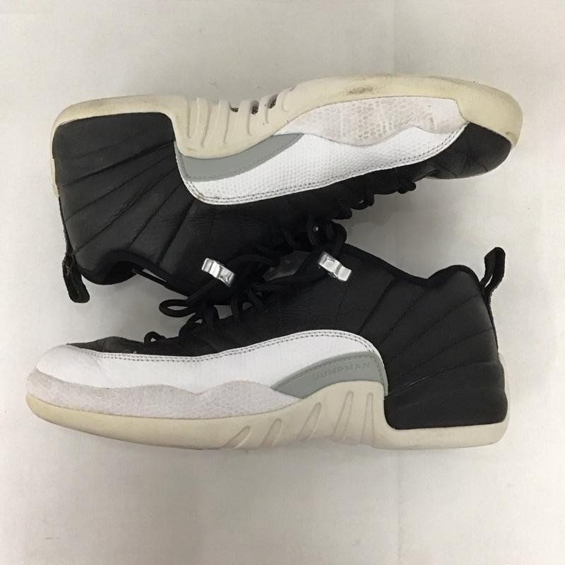 ナイキ NIKE スニーカー スニーカー 308305-004 AIR JORDAN 12 RETO LOW 24.5cm 24.5cm ロゴ、文字 黒 / ブラック / X 白 / ホワイト /  メンズ USED 古着 中古 10125680