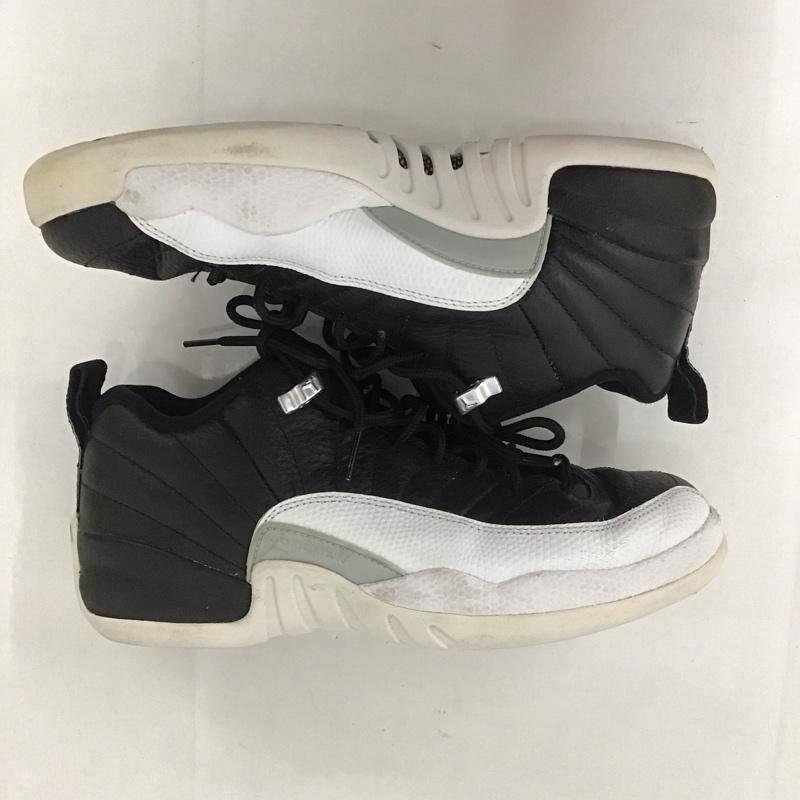 ナイキ NIKE スニーカー スニーカー 308305-004 AIR JORDAN 12 RETO LOW 24.5cm 24.5cm ロゴ、文字 黒 / ブラック / X 白 / ホワイト /  メンズ USED 古着 中古 10125680