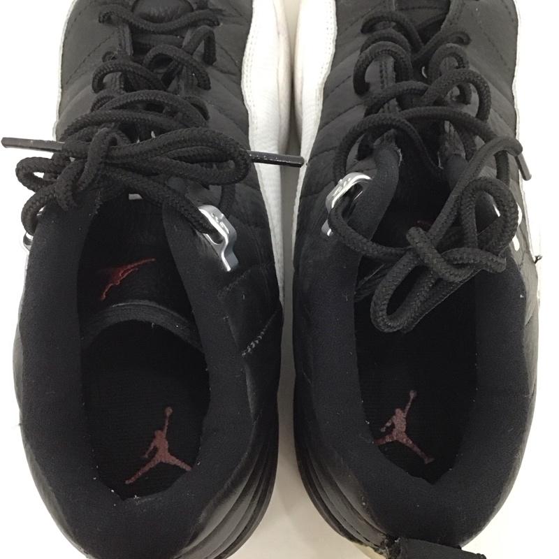 ナイキ NIKE スニーカー スニーカー 308305-004 AIR JORDAN 12 RETO LOW 24.5cm 24.5cm ロゴ、文字 黒 / ブラック / X 白 / ホワイト /  メンズ USED 古着 中古 10125680