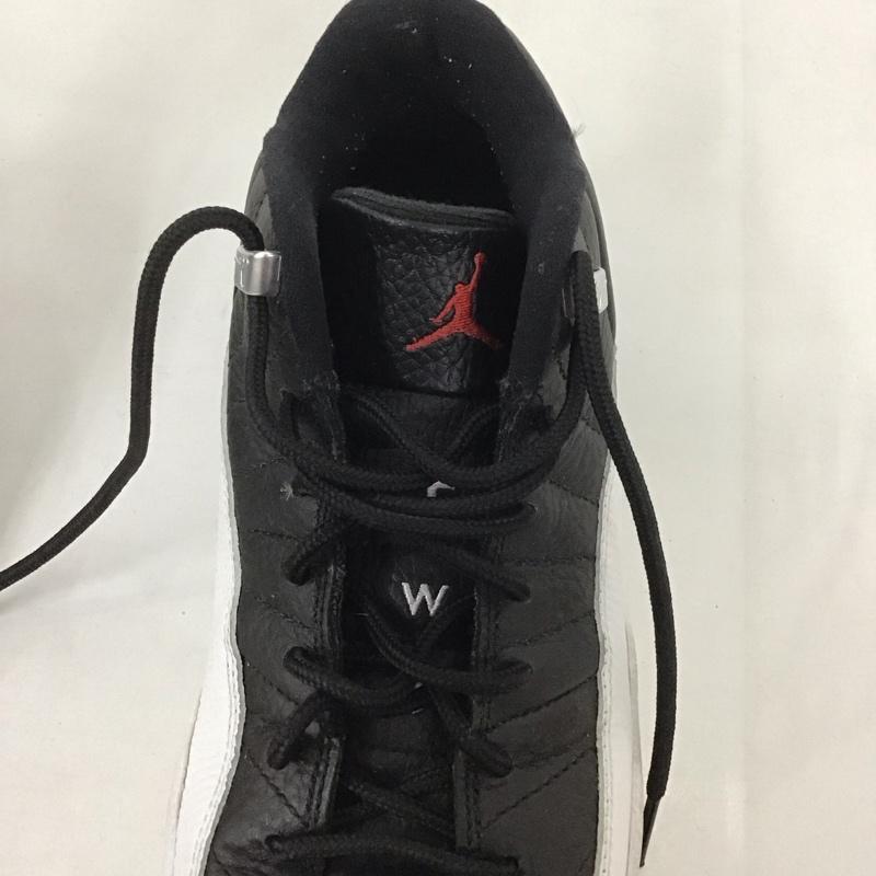 ナイキ NIKE スニーカー スニーカー 308305-004 AIR JORDAN 12 RETO LOW 24.5cm 24.5cm ロゴ、文字 黒 / ブラック / X 白 / ホワイト /  メンズ USED 古着 中古 10125680