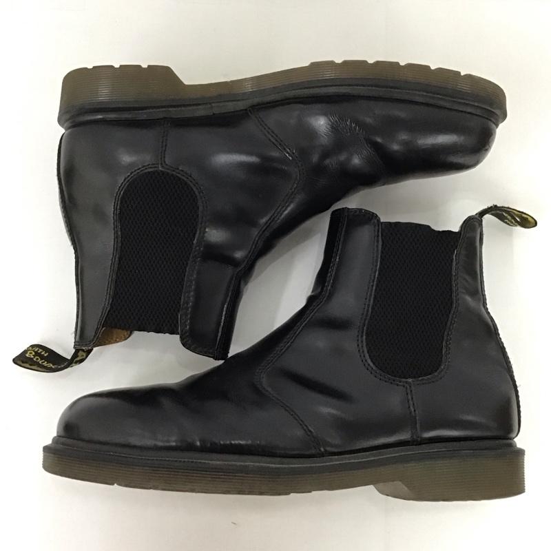 ドクターマーチン Dr.Martens ブーツ 一般 AW501 サイドゴアブーツ 2976 UK8 US：9 ロゴ、文字 黒 / ブラック /  メンズ USED 古着 中古 10125683