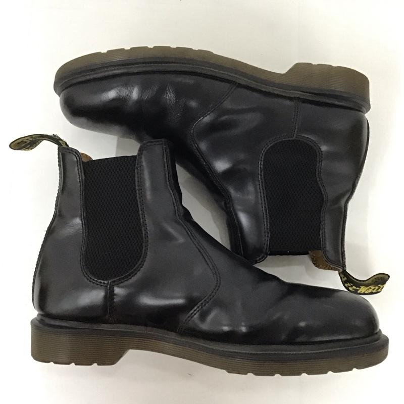 ドクターマーチン Dr.Martens ブーツ 一般 AW501 サイドゴアブーツ 2976 UK8 US：9 ロゴ、文字 黒 / ブラック /  メンズ USED 古着 中古 10125683
