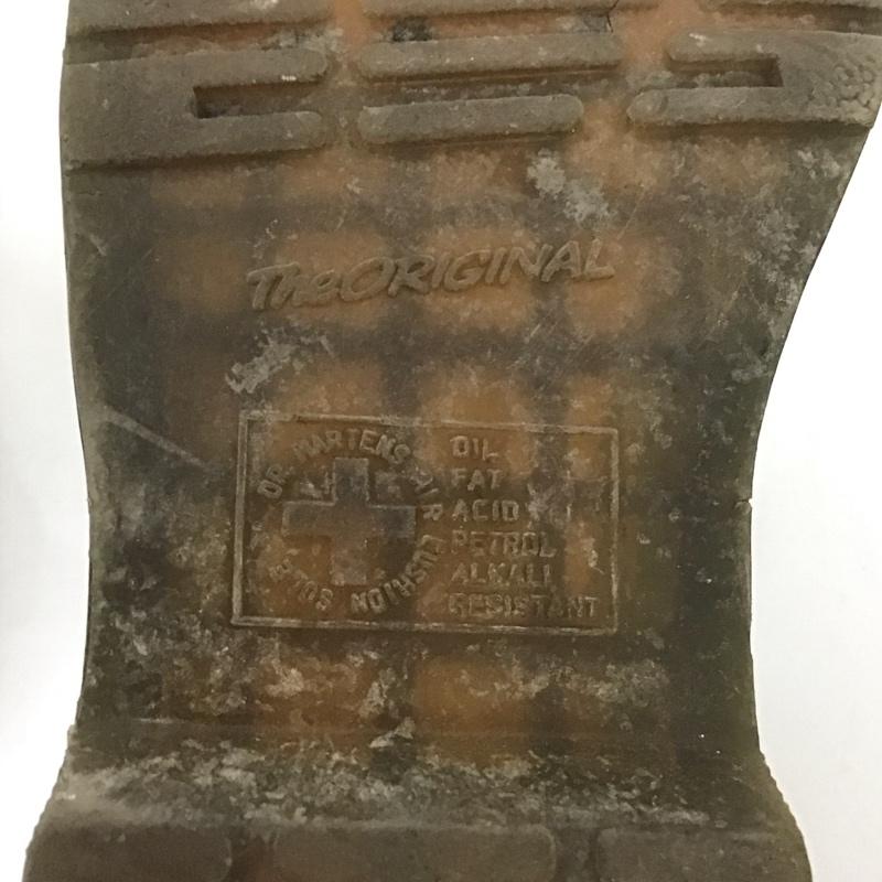 ドクターマーチン Dr.Martens ブーツ 一般 AW501 サイドゴアブーツ 2976 UK8 US：9 ロゴ、文字 黒 / ブラック /  メンズ USED 古着 中古 10125683