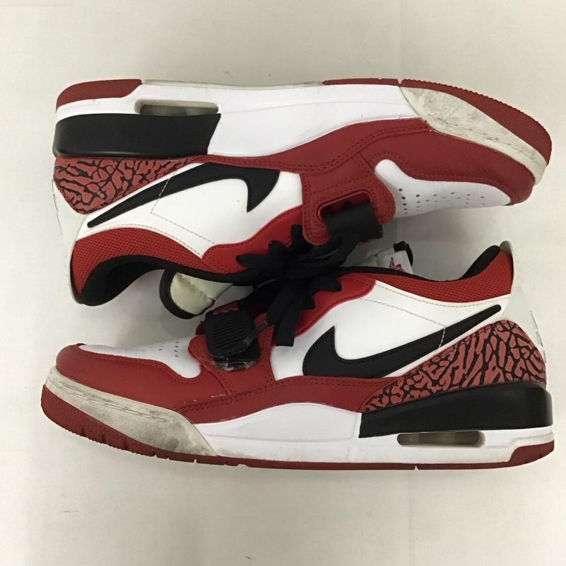 ナイキ NIKE スニーカー スニーカー CD7069-116 AIR JORDAN LEGACY 312 LOW 27cm 27.0cm ロゴ、文字 白 / ホワイト / X 黒 / ブラック / X 赤 / レッド /  メンズ USED 古着 中古 10125685