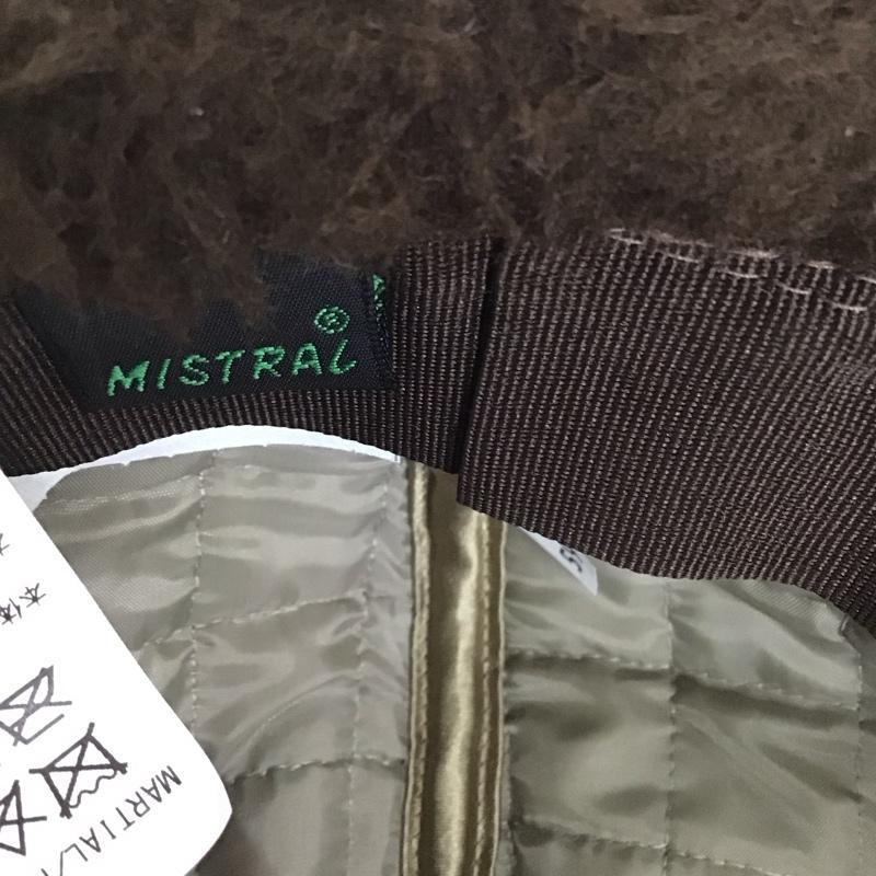 ミストラル MASTRAL 帽子 キャップ フランス製 耳あてつきキャップ 防寒 無地 茶 / ブラウン / X ベージュ / ベージュ /  レディース USED 古着 中古 10125687