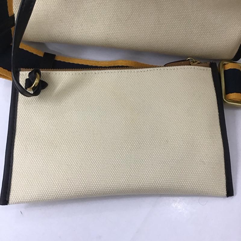 コーチ COACH ハンドバッグ ハンドバッグ 89488 キャンバス ショルダー 2way ポーチ ロゴ、文字 黒 / ブラック / X 茶 / ブラウン / X ベージュ / ベージュ /  レディース USED 古着 中古 10125690