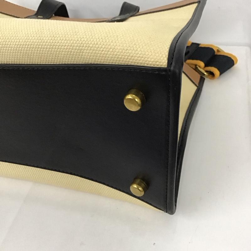 コーチ COACH ハンドバッグ ハンドバッグ 89488 キャンバス ショルダー 2way ポーチ ロゴ、文字 黒 / ブラック / X 茶 / ブラウン / X ベージュ / ベージュ /  レディース USED 古着 中古 10125690