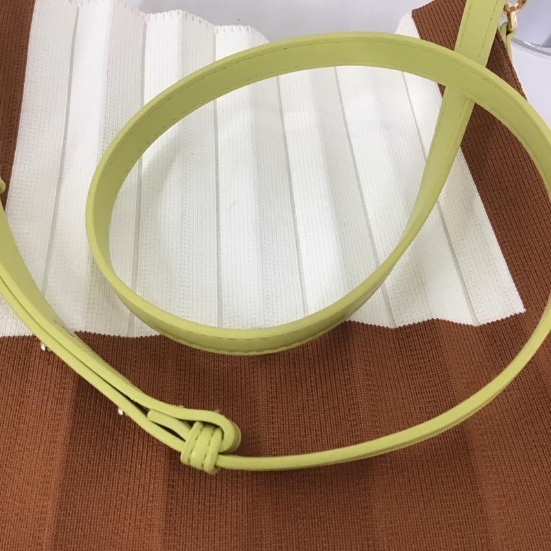 ザラ ZARA ハンドバッグ ハンドバッグ ショルダーバッグ 2way 無地 白 / ホワイト / X 茶 / ブラウン / X 薄緑 / ライトグリーン /  レディース USED 古着 中古 10125692