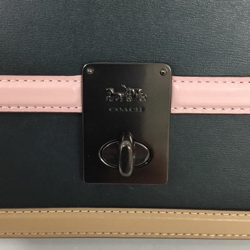 コーチ COACH ショルダーバッグ ショルダーバッグ 89070 チェーンベルト スクエア ロゴ、文字 マルチカラー / マルチカラー /  レディース USED 古着 中古 10125699