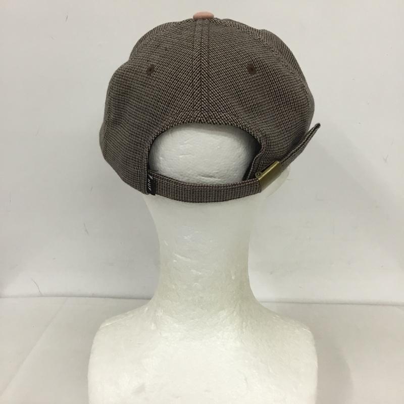 ハフ HUF 帽子 キャップ HT0054 MICRO HOUNDSTOOTH 6 PANEL HAT ロゴ、文字 桃 / ピンク /  メンズ USED 古着 中古 10125702