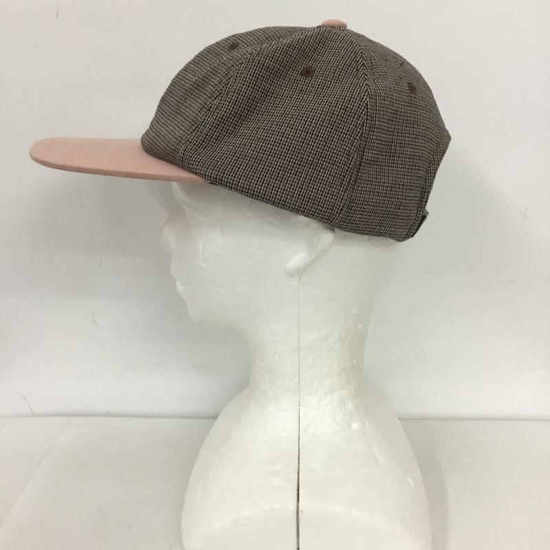 ハフ HUF 帽子 キャップ HT0054 MICRO HOUNDSTOOTH 6 PANEL HAT ロゴ、文字 桃 / ピンク /  メンズ USED 古着 中古 10125702