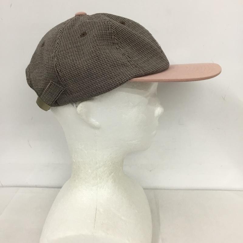 ハフ HUF 帽子 キャップ HT0054 MICRO HOUNDSTOOTH 6 PANEL HAT ロゴ、文字 桃 / ピンク /  メンズ USED 古着 中古 10125702