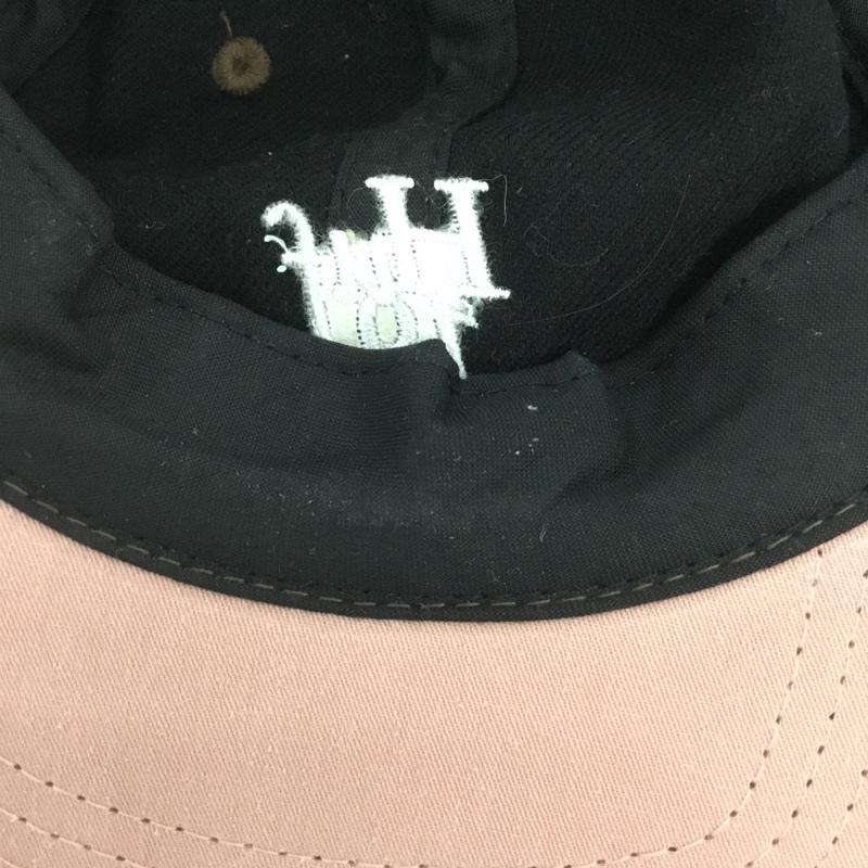 ハフ HUF 帽子 キャップ HT0054 MICRO HOUNDSTOOTH 6 PANEL HAT ロゴ、文字 桃 / ピンク /  メンズ USED 古着 中古 10125702