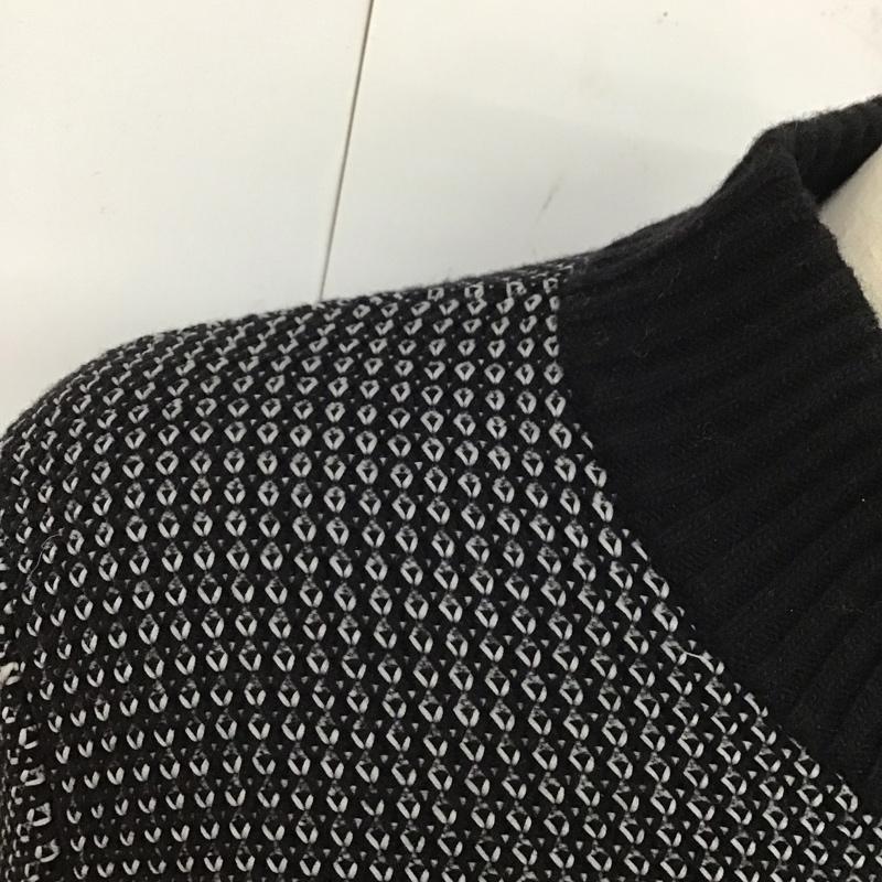 カルバン・クライン Calvin Klein カーディガン 長袖 フルジップ ジップアップ スタンドカラー XL 無地 黒 / ブラック / X 灰 / グレー /  メンズ USED 古着 中古 10125713