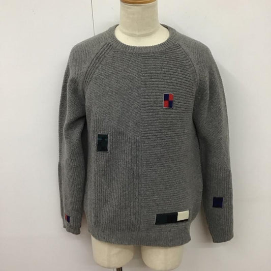 ピーエスポールスミス PS Paul Smith ニット、セーター 長袖 PY-5C-71807 クルーネック M  灰 / グレー /  メンズ USED 古着 中古 10125714