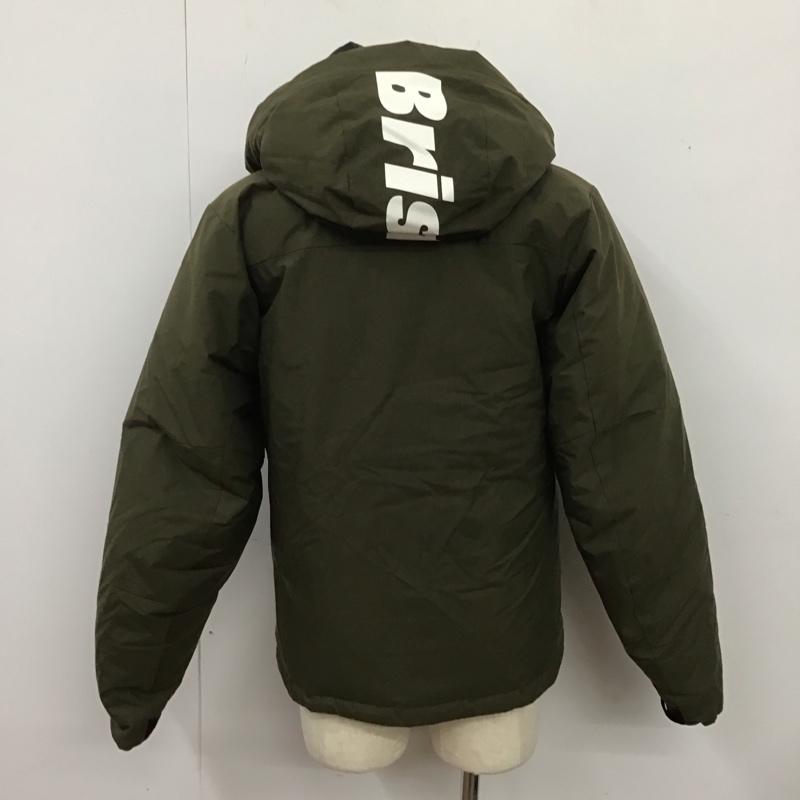 エフシーレアルブリストル F.C.Real Bristol ジャケット、上着 ジャンパー、ブルゾン fcrb-192010 DOWNBENCHPARKA ジップアップジャケット アウター M ロゴ、文字 カーキ / カーキ /  メンズ USED 古着 中古 10125721