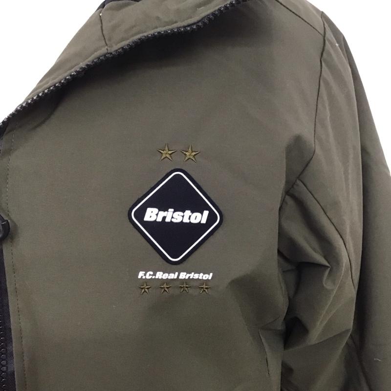 エフシーレアルブリストル F.C.Real Bristol ジャケット、上着 ジャンパー、ブルゾン fcrb-192010 DOWNBENCHPARKA ジップアップジャケット アウター M ロゴ、文字 カーキ / カーキ /  メンズ USED 古着 中古 10125721