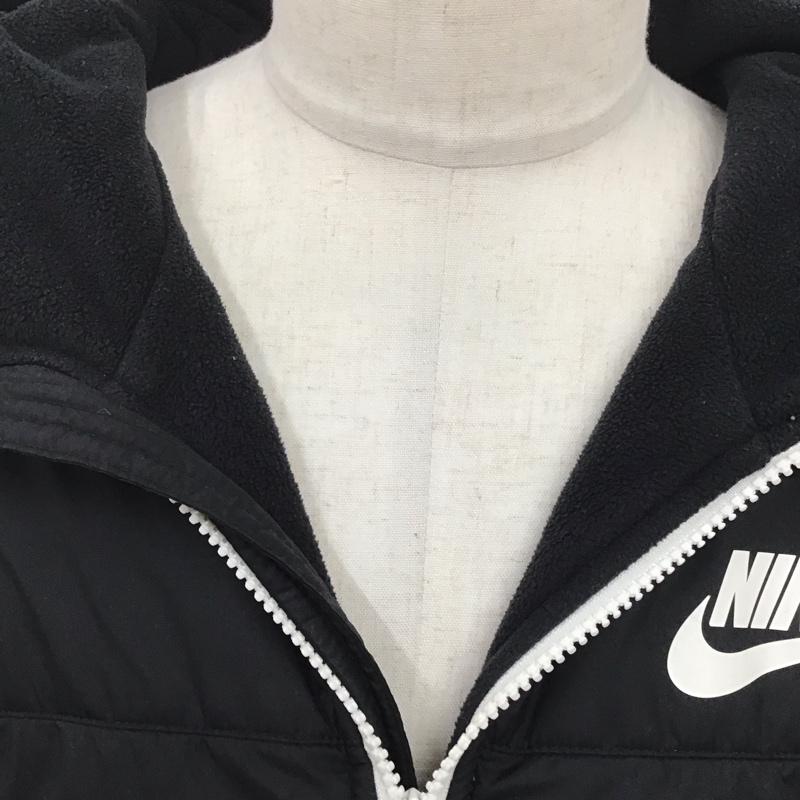 ナイキ NIKE ジャケット、上着 ダウンジャケット bv4684-010 ダウンジャケット アウター ジップアップジャケット XXL ロゴ、文字 黒 / ブラック /  メンズ USED 古着 中古 10125723