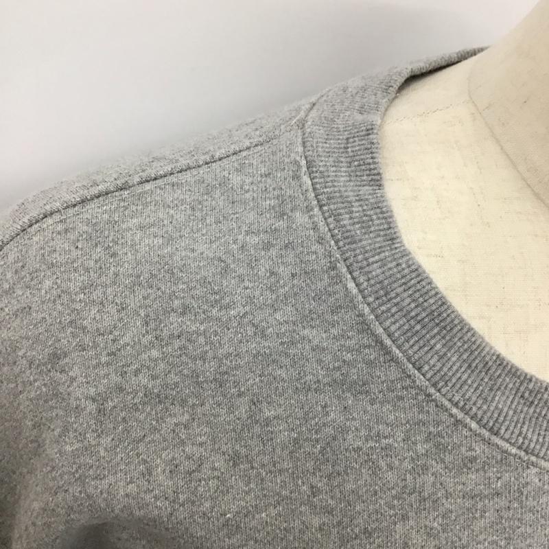 ノーティカ NAUTICA トレーナー 長袖 長袖トレーナー スウェット クルーネック プルオーバー XXL ロゴ、文字 灰 / グレー /  メンズ USED 古着 中古 10125724